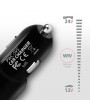 Axagon PWC-5V5 2.4A + 2.4A fekete autós töltő