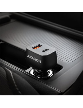 Axagon PWC-PQ38 2x QC3.0 fekete autós töltő