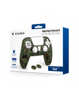 BIGBEN PS5 DualSense Protective Kit terepmintás szilikon kontrollervédő
