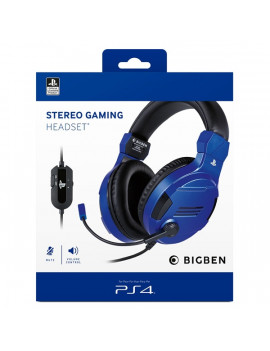 BigBen V3 PS4/PC sztereo kék gamer headset