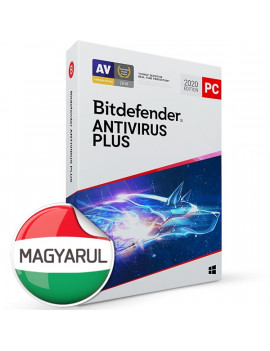 Bitdefender Antivirus Plus HUN  5 Eszköz 1 év dobozos vírusirtó szoftver
