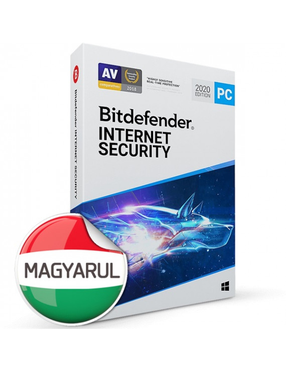 Bitdefender Internet Security HUN  5 Eszköz 1 év dobozos vírusirtó szoftver