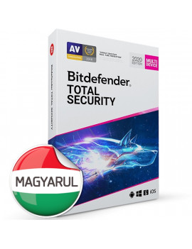 Bitdefender Total Security HUN  5 Eszköz 1 év dobozos vírusirtó szoftver