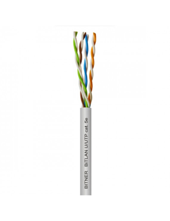 Bitner TI0006-305 Cat.5E (U/UTP) 305m 200MHz PVC árnyékolatlan fali kábel