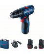 Bosch 06019G8100 GSB 120-Li Professional 2x2,0Ah kofferben akkus ütvefúró-csavarozó