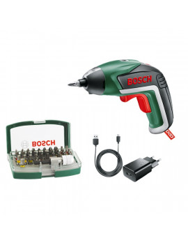 Bosch IXO 5 akkus csavarozó + 32 részes bitkészlet