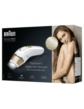 Braun Silk-expert IPL PL5054 fehér-arany villanófényes szőrtelenítő