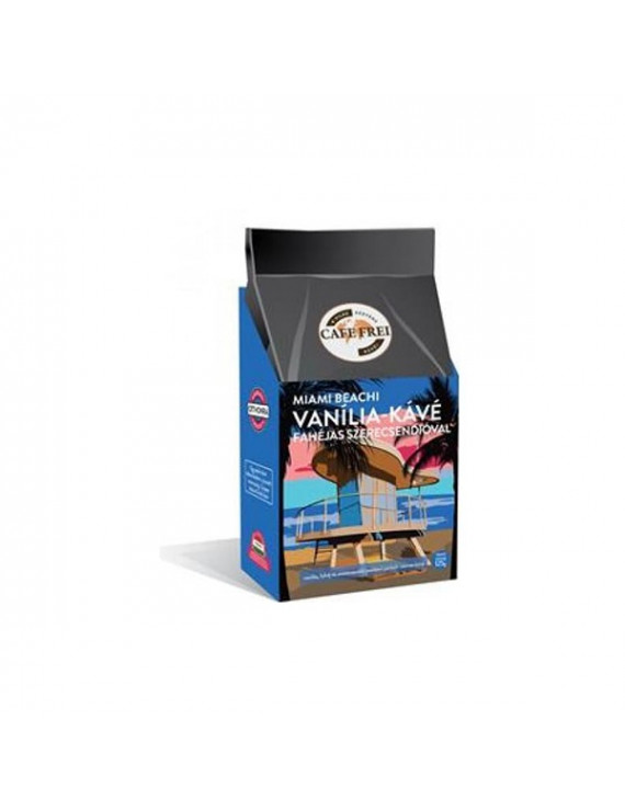 Cafe Frei Miami Beachi Vaníliakávé 125g szemes kávé