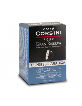 Caffé Corsini Gran Riserva Arabica Dolce Gusto kompatibilis 10 db kávékapszula
