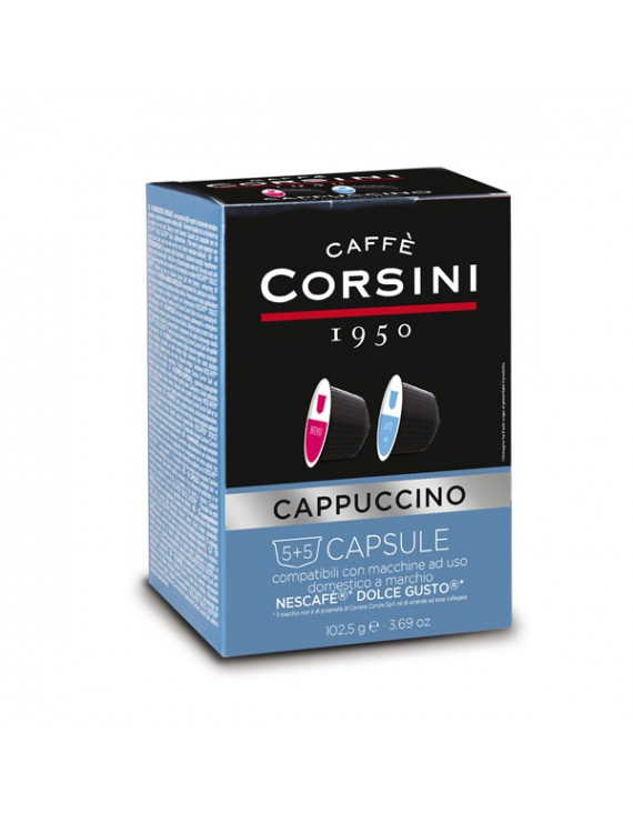 Caffé Corsini Gran Riserva Capuccino Dolce Gusto kompatibilis 5+5 db kávékapszula