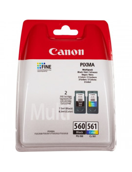 Canon PG-560Bk Fekete + CL-561 színes Multipack tintapatron