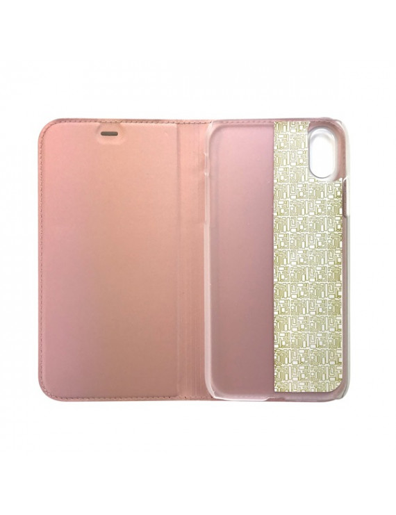 Cellect BOOKTYPE-IPHXR-RGD iPhone XR Flip rózsaarany oldalra nyíló tok