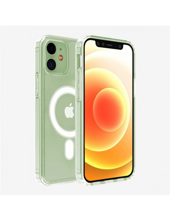 Cellect CEL-MAGSAFEIPH12PMTP iPhone 12 Pro Max átlátszó mágneses szilikon tok