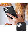 Cellect CEL-RINGIPH1361P-BK iPhone 13 Pro fekete szilikon hátlap gyűrűvel