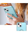 Cellect CEL-RINGIPH1361P-T iPhone 13 Pro türkizkék szilikon hátlap gyűrűvel