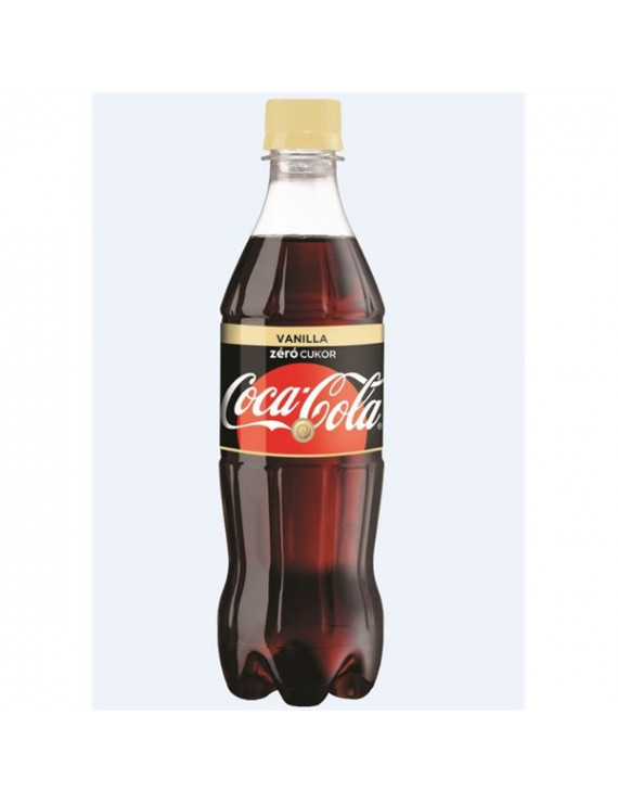 Coca-Cola Zero Vanilla 0,5l PET palackos üdítőital