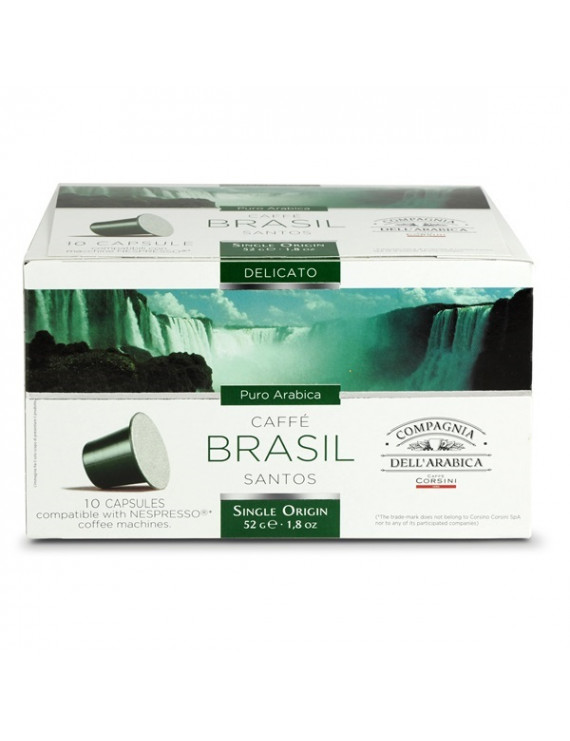 Compagnia Dell` Arabica DBA403 Brasile Santos Nespresso kompatibilis 10 db kávékapszula