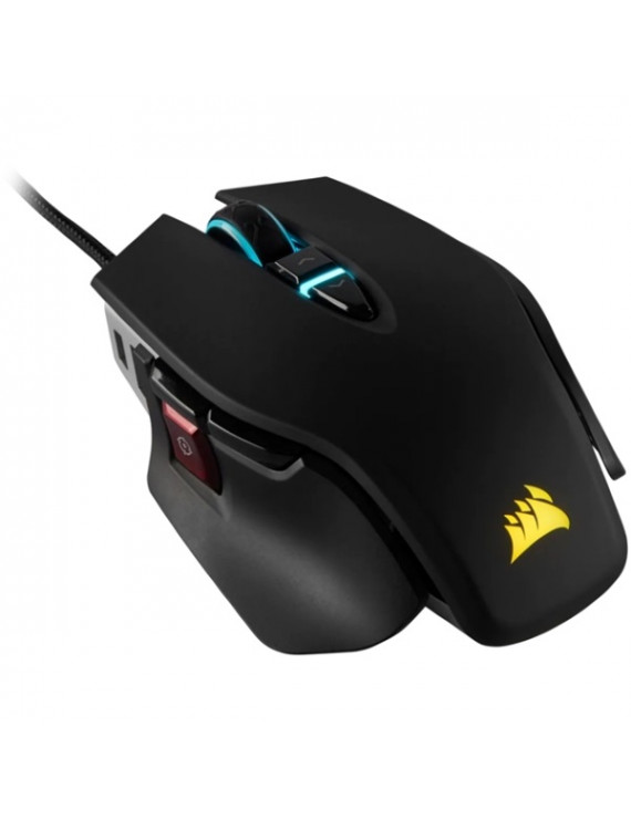 Corsair M65 ELITE RGB Fekete 18000DPI Gamer egér