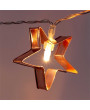 Iris Csillag+szív alakú fém/2m/meleg fehér/10db LED-es/3xAA elemes fénydekoráció