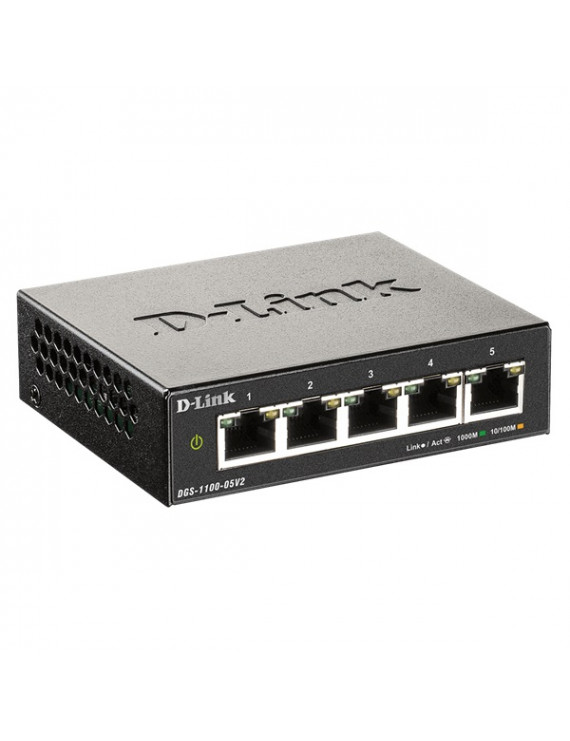 D-Link DGS-1100-05v2 5port GbE LAN Smart switch