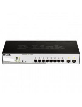 D-Link DGS-1210-08P 8port GbE LAN 2x GbE SFP port PoE Smart switch