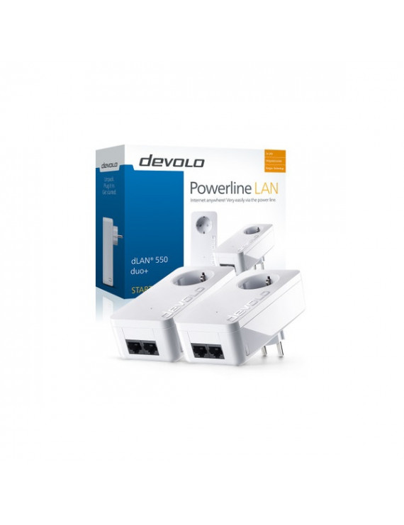 Devolo D 9303 dLAN 550 duo+ powerline starter kit