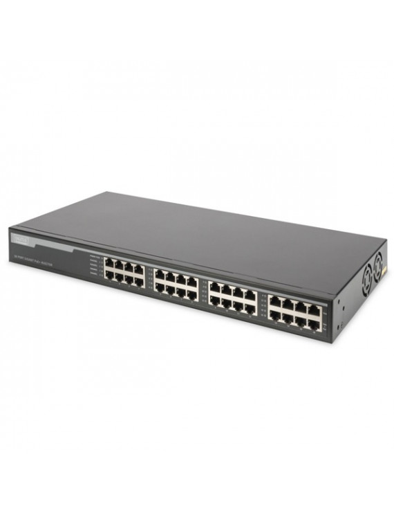 DIGITUS 10G Ethernet 16 port PoE+ 802.3at 250W tápfeladó