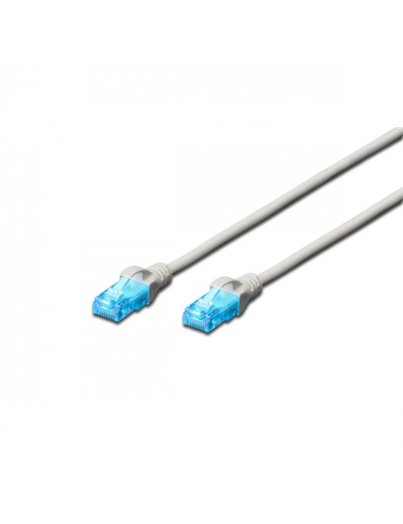DIGITUS CAT5e U/UTP PVC 10m szürke patch kábel