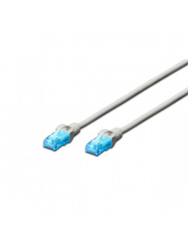 DIGITUS CAT5e U/UTP PVC 15m szürke patch kábel