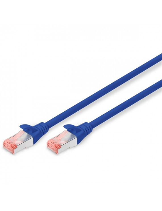 DIGITUS CAT6 S-FTP LSZH 0,5m kék patch kábel
