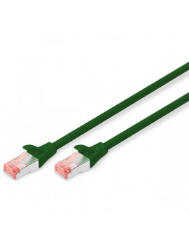 DIGITUS CAT6 S-FTP LSZH 0,5m zöld patch kábel