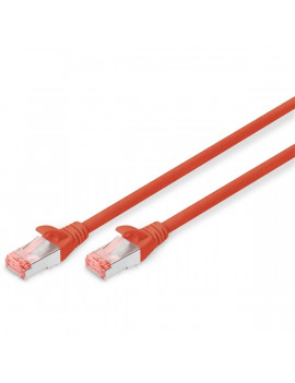 DIGITUS CAT6 S-FTP LSZH 1m piros patch kábel