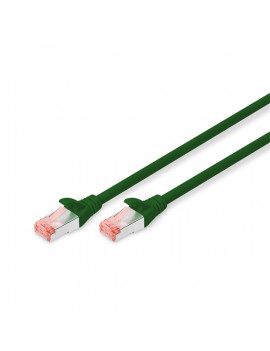 DIGITUS CAT6 S-FTP LSZH 0,25m zöld patch kábel