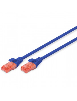 DIGITUS CAT6 U/UTP LSZH 0,5m kék patch kábel