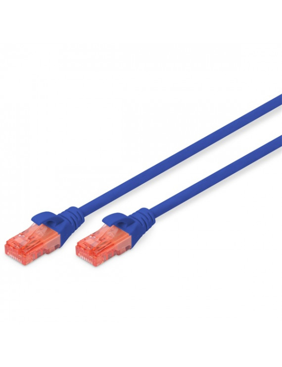 DIGITUS CAT6 U/UTP LSZH 0,5m kék patch kábel