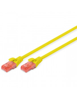 DIGITUS CAT6 U/UTP LSZH 0,5m sárga patch kábel
