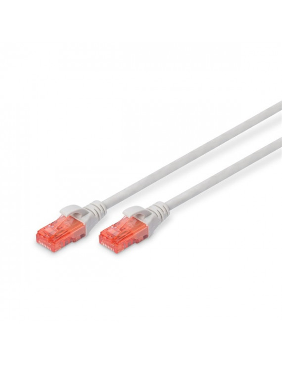 DIGITUS CAT6 U/UTP LSZH 3m szürke patch kábel