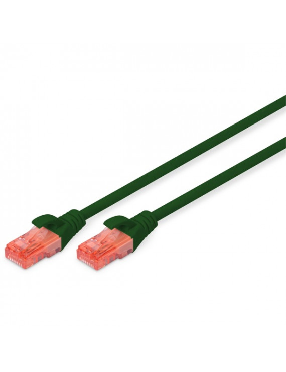 DIGITUS CAT6 U/UTP LSZH 3m zöld patch kábel
