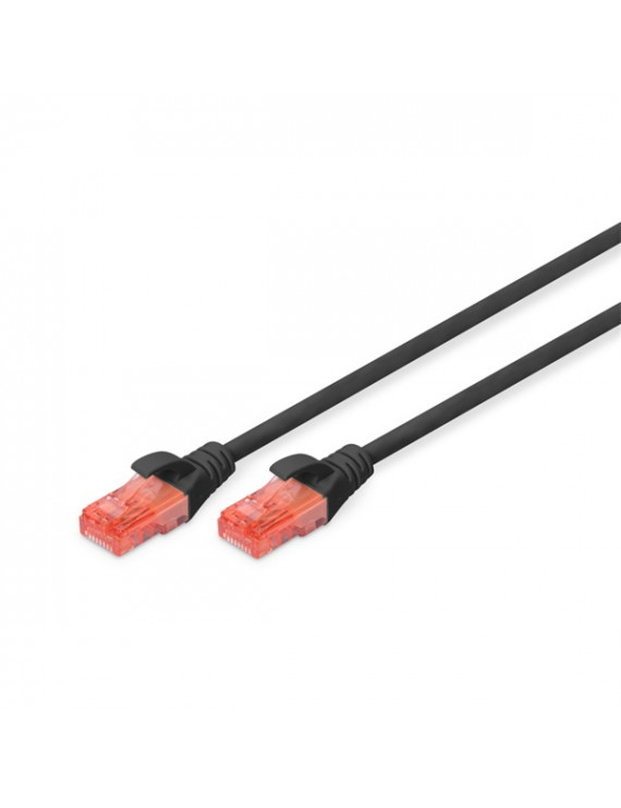 DIGITUS CAT6 U/UTP LSZH 5m fekete patch kábel