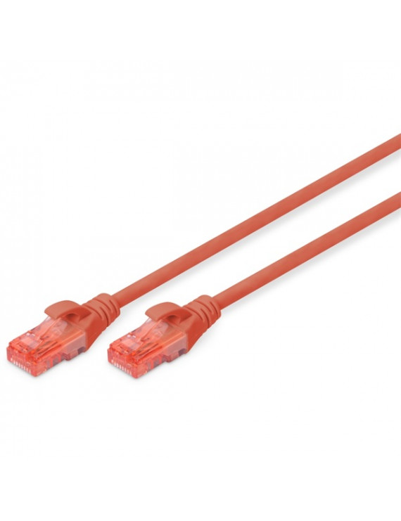 DIGITUS CAT6 U/UTP LSZH 5m piros patch kábel