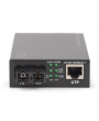 DIGITUS Gigabit PoE+ SM (RJ45-SC) 30W média konverter