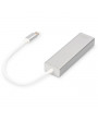 DIGITUS USB Type-C Gigabit Ethernet adapter + 3 portos USB HUB