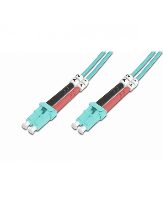 DIGITUS duplex 2xLC + 2xLC MM OM3 50/125µ 10m optikai patch kábel