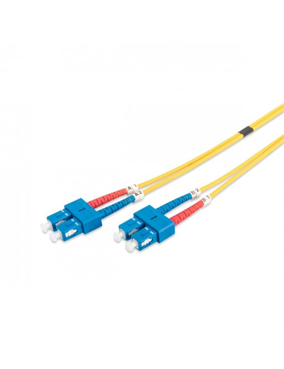 DIGITUS duplex 2xSC + 2xSC SM OS2 9/125µ 10m optikai patch kábel