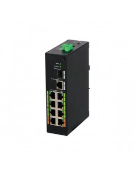 Dahua LR2110-8ET-120 2x 10/100 (HighPoE/ePoE)+6x 10/100 (ePoE)+1x 100/1000 Uplink+1x SFP uplink 120W ePoE switch