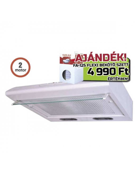 Davoline Olympia 260 LUX WH + FA 125/3 fehér páraelszívó