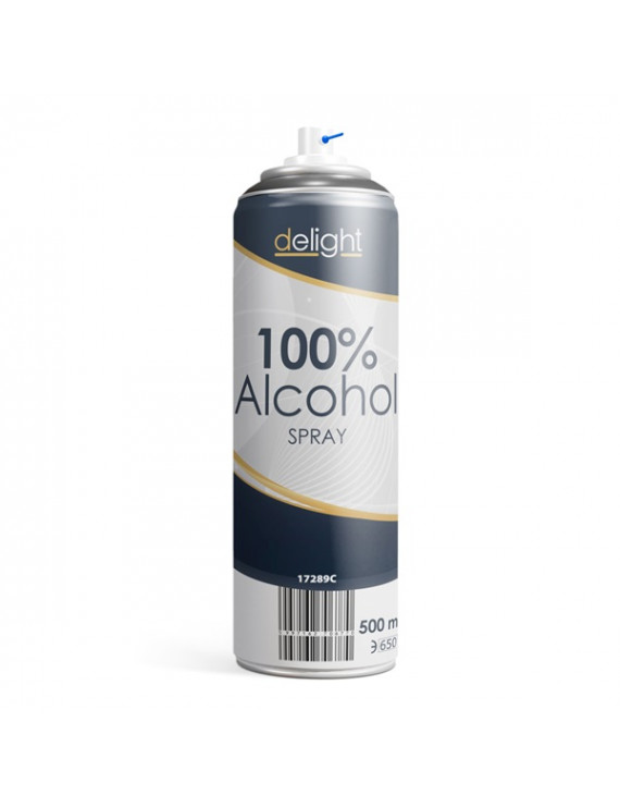 Delight 500ml 100% Alkohol spray