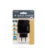 Delight 55044BK hálózati adapter USB + Type-C PD18W gyorstöltéssel fekete