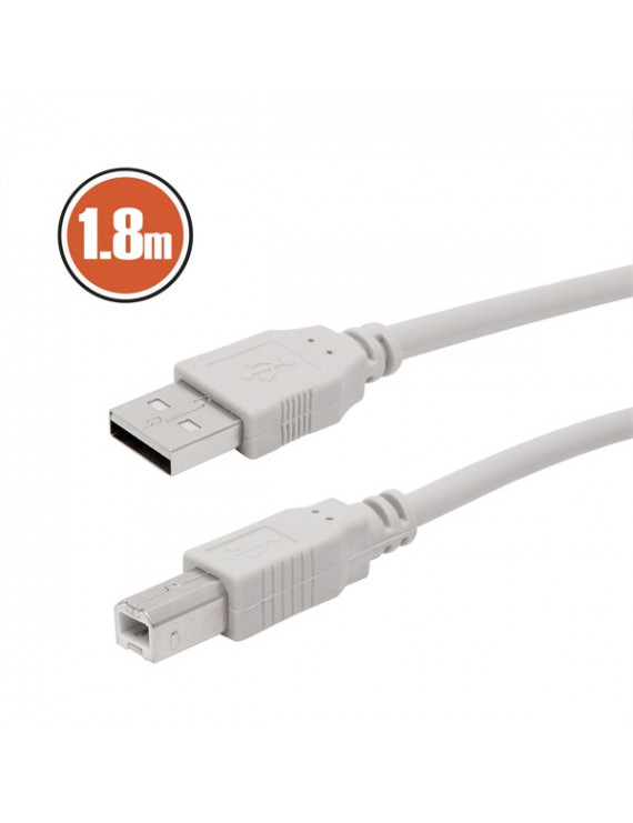 Delight USB 2.0 A - B 1,8m kábel