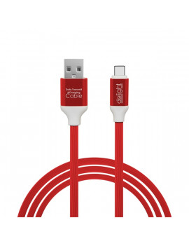 Delight USB Type-C 2,1A 1m piros adatkábel